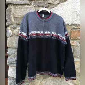 Hanna Andersson Fair Isle Nordic Zip Sweater